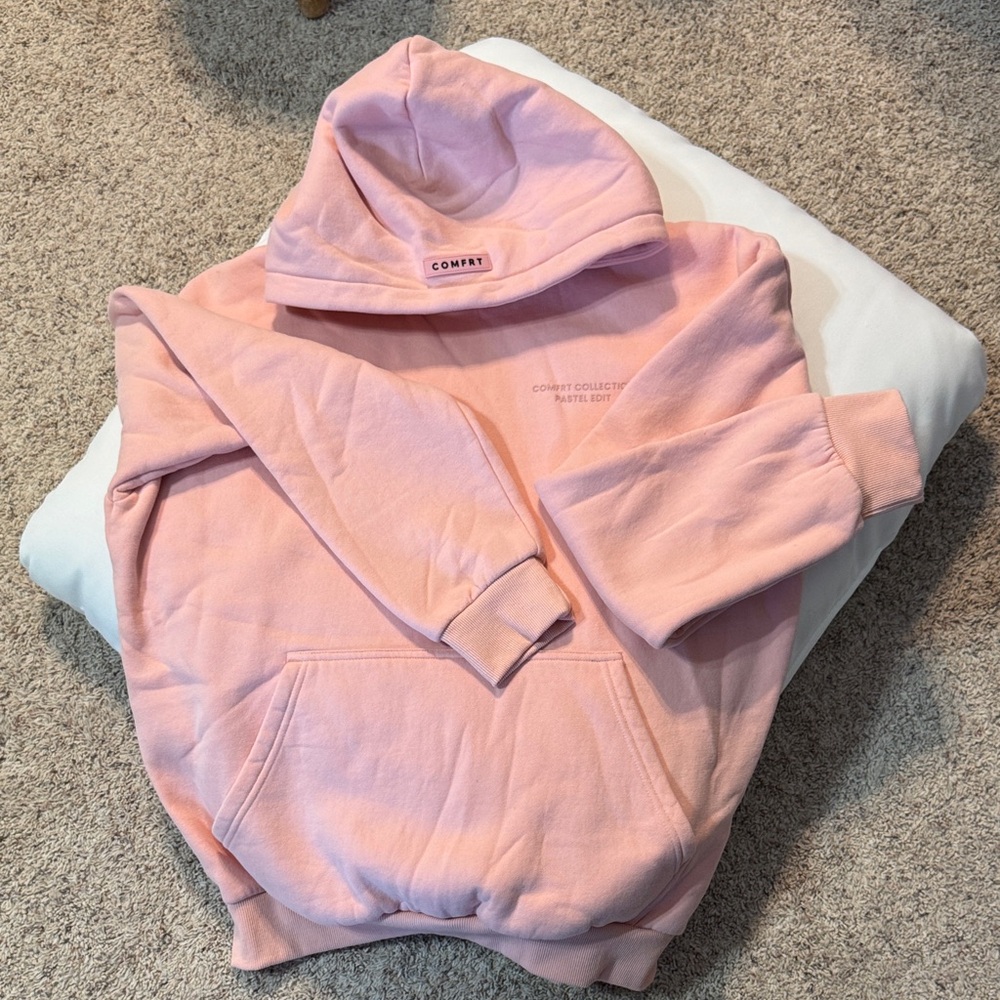 Comfrt Pastel “Bubblegum” Limited Edition Hoodie - Oversized Medium